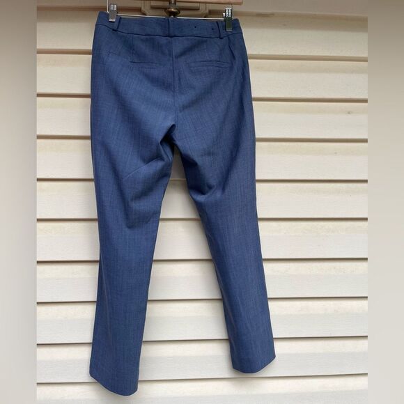 Banana Republic grey/light blue ankle length pants, mid-rise, zipper, pockets, 2 - Picture 4 of 8